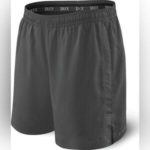 SAXX Men's Athletic Shorts in Charcoal